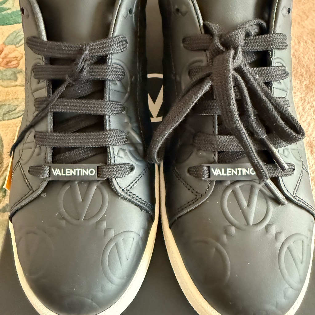 Valentino Womens Black Sneakers